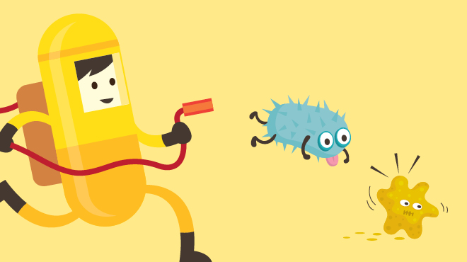 喷雾器杀死细菌