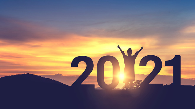 2021对日落的剪影